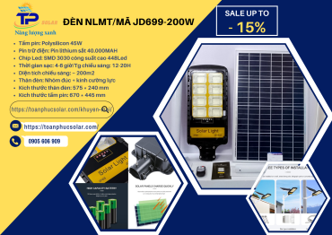 ĐÈN ĐƯỜNG JD699 200W