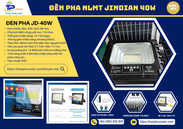 ĐÈN PHA JDJINDIAN 40W - JD8840L