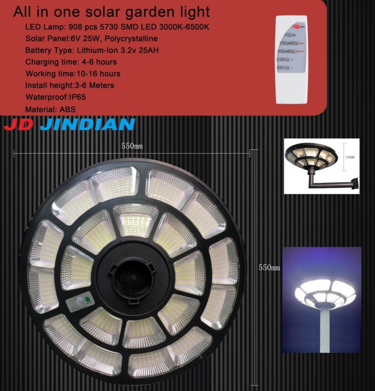 ĐÈN SÂN VƯỜN UFO JD1000W