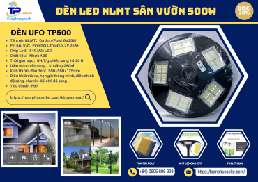 ĐÈN SÂN VƯỜN UFO TP500